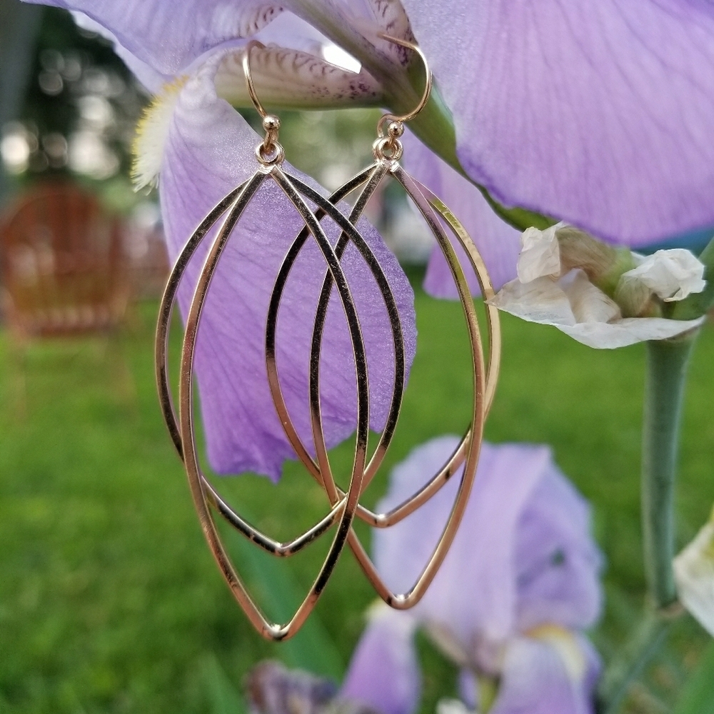 Gold Dangle Earrings